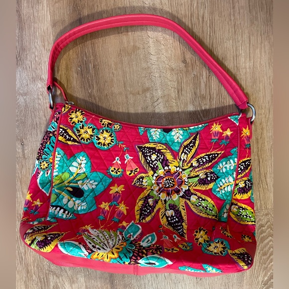 Vera Bradley Rumba Quilted Vivan Hobo Shoulder Crossbody Bag - Picture 8 of 9